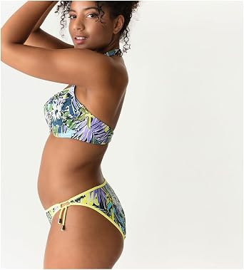 PrimaDonna Pacific Beach Side Tie Bikini Bottom, L, Surf Girl