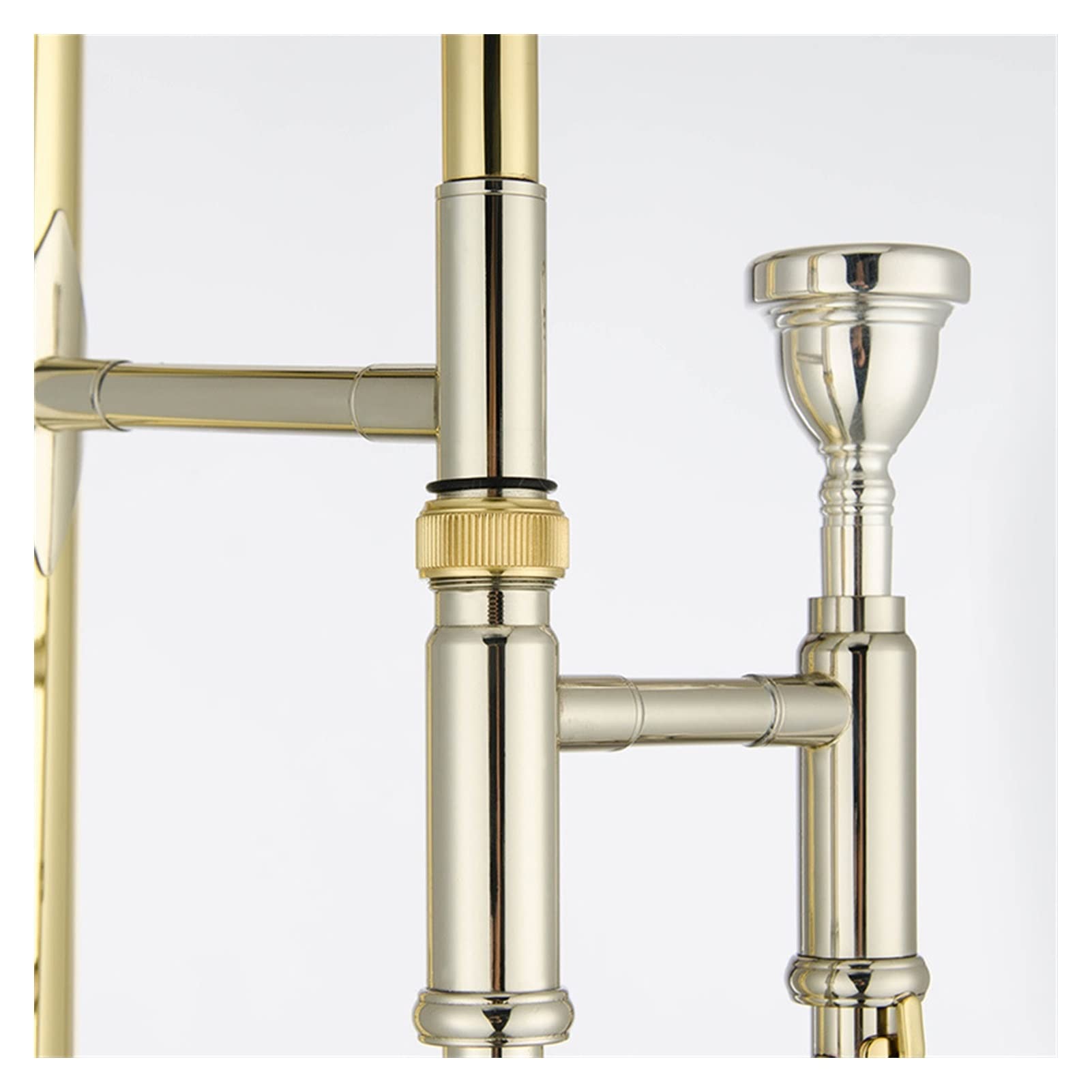 TSTS Instrumento Musical Profesional B-Flat Alto Trombone Adecuado para Niños Y Instrumentos De Latón Adulto Trombón Principiante