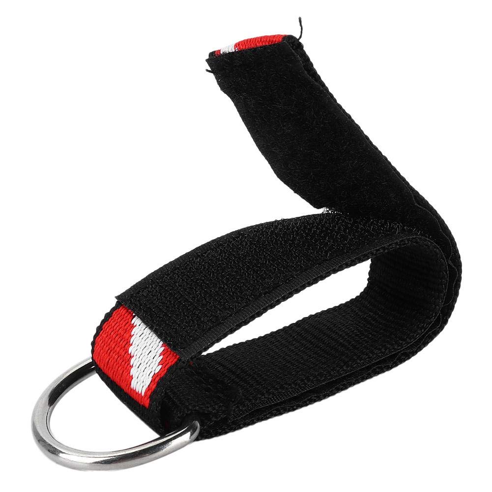 Bande de Main plongée, Sangle Poignet plongée Universelle, Longe à Corde Suspendue avec Clip Anneau en Forme D, Bande de Main Silicone Anti-Dérapante, Accessoire