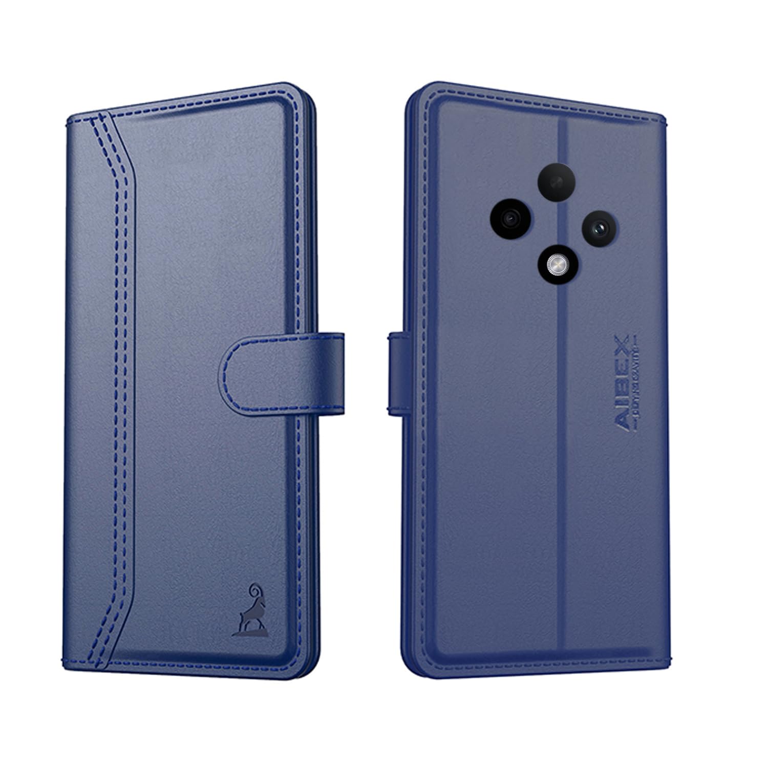 AIBEX ® Oppo F27 5G Flip Cover Leather Finish | Inside TPU with Card Pockets | Wallet Stand | Complete Protection Flip Case Blue (B0DH2PNDG3) Amazon Price History, Amazon Price Tracker