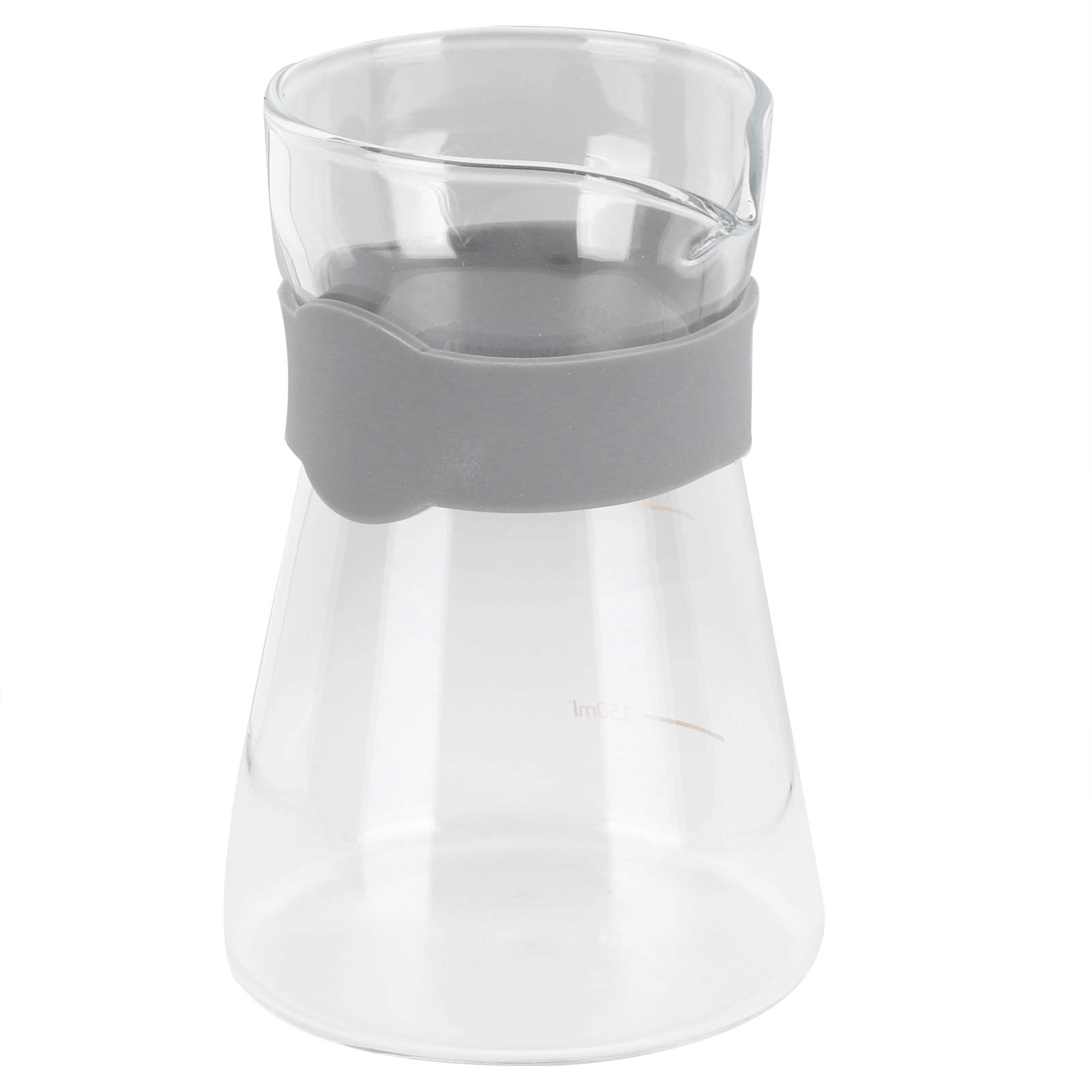 Cafetera de goteo manual en vidrio de borosilicato resistente al calor con báscula
