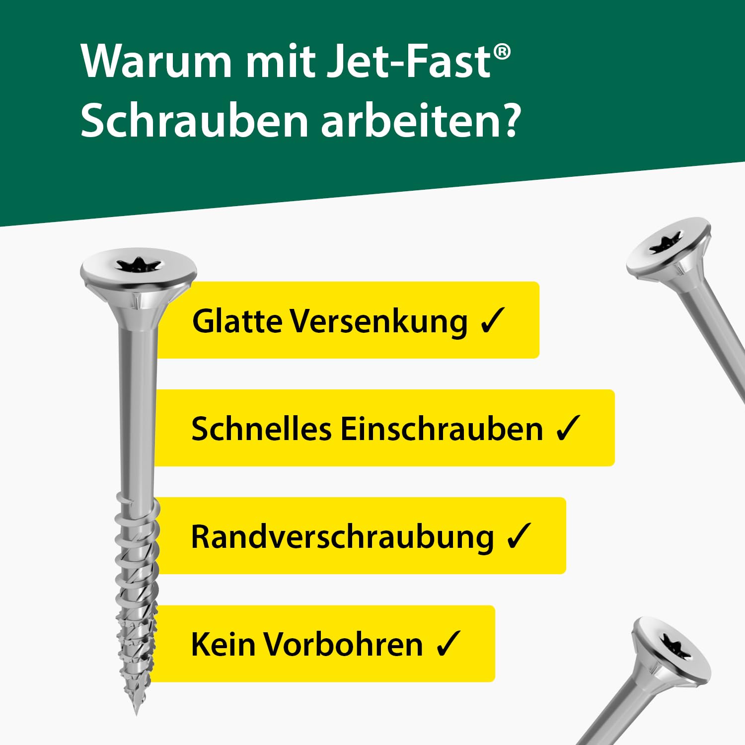 Juego de tornillos universales Jet-Fast originales (5100 piezas)
