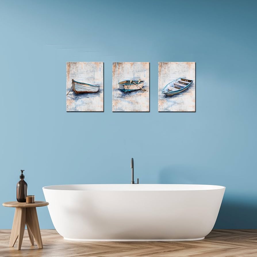 Amazon｜KLVOS 海岸 ビーチ キャンバス ウォールアート