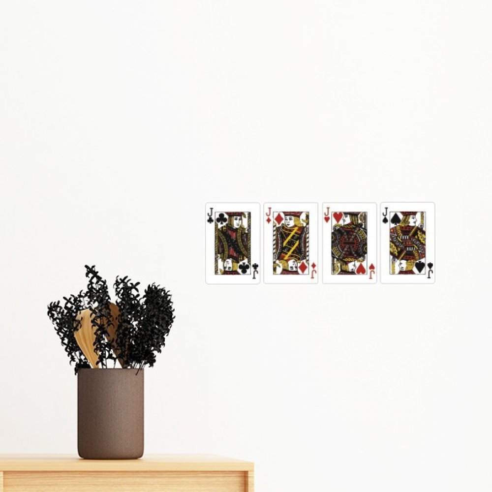 Autocollant mural amovible 60cm motif J pour effacer la monotonie des murs blancs de salon