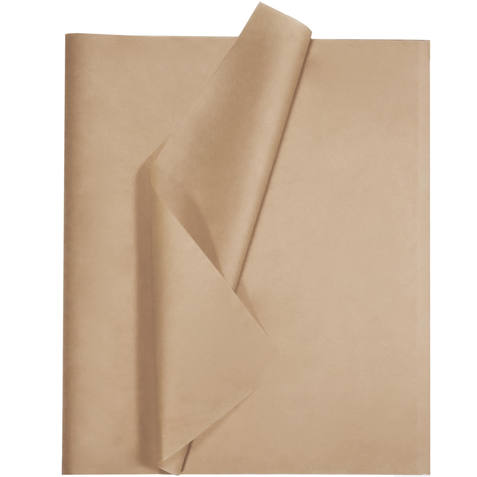Undemouc 100 Sheets Kraft Tissue Paper 20x14 Inches Tissue Paper Bulk for Bags Wrapping Tissue Paper for DIY Crafts Birthday Weddings Baby Shower Graduation Party Decor