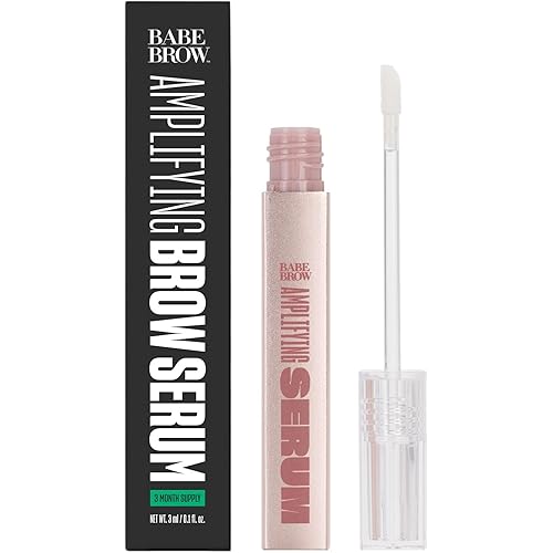 Babe Original Eyebrow Serum For Thicker Brows - Brow Serum with Castor Oil, Biotin, Repairing Amino Acids