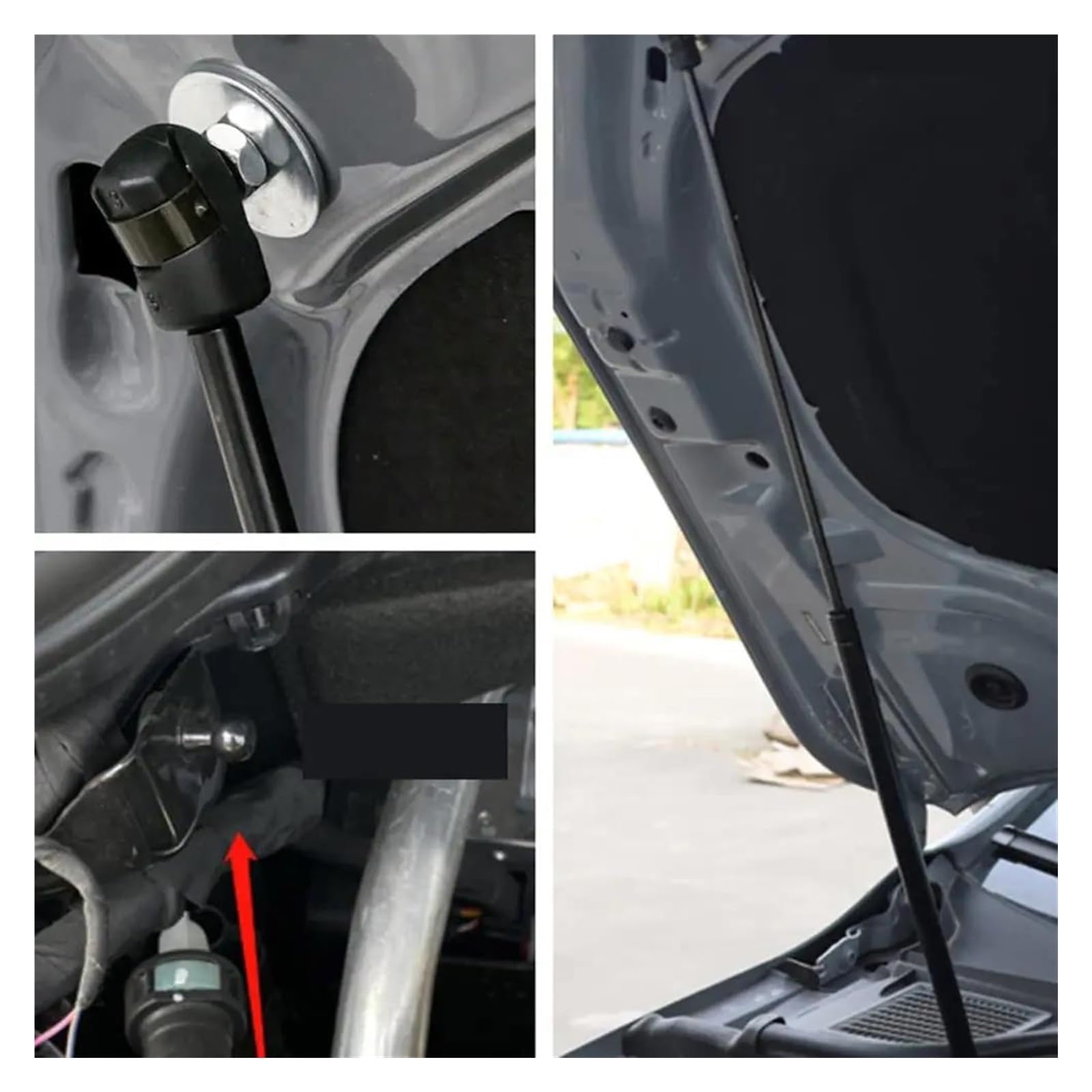 Pistoni Cofano Anteriore Per VW Per Golf 8 Per MK8 2020 2021 2022 2023 Cofano Anteriore Cofano Ascensore Supporto Poli Struts Ammortizzatori Asta Idraulica Molle A Gas Molle A Gas Pistoni
