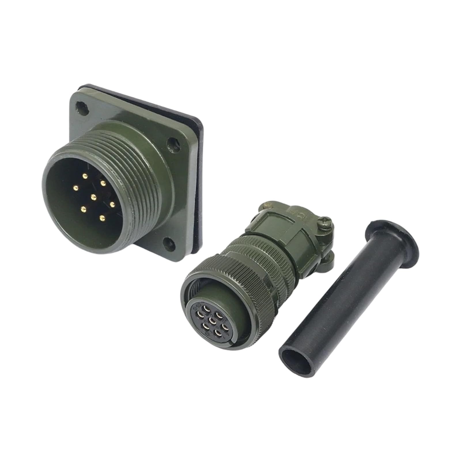 MS5015 Connector Aviation Plug Socket 7Core with Highly Conductivity Copper Components Vibrations Resistance Link