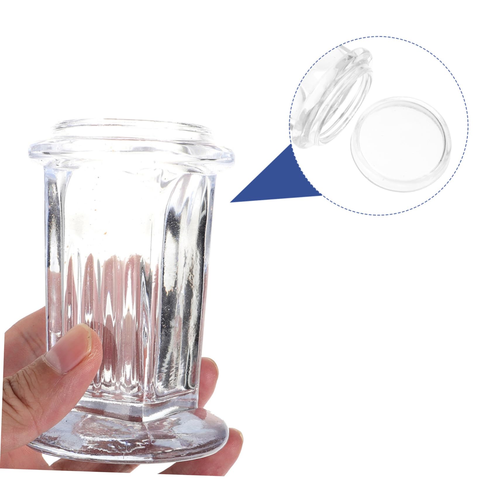 Glas Färbegefäß Mit Runden Deckel Für Labor Glas Färbetank Für Labor Experimente Färbung Tank Färbung Jar Für Und Schulen
