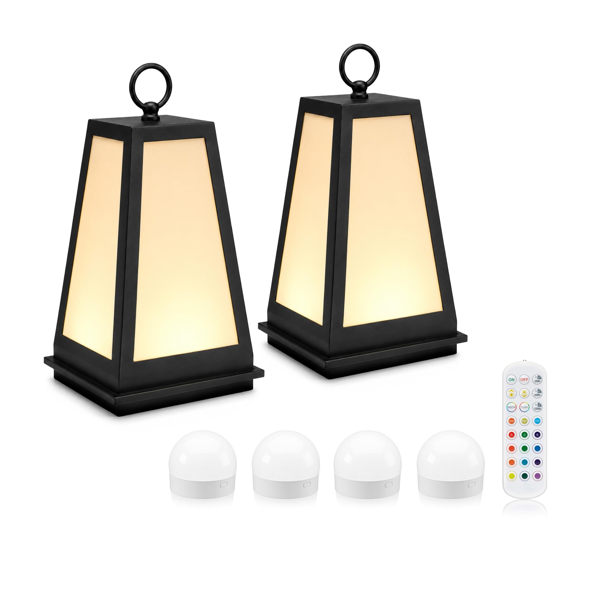 Omniance Tuscari Rechargeable Garden Lantern, IP44 Cordless Outdoor Lamp