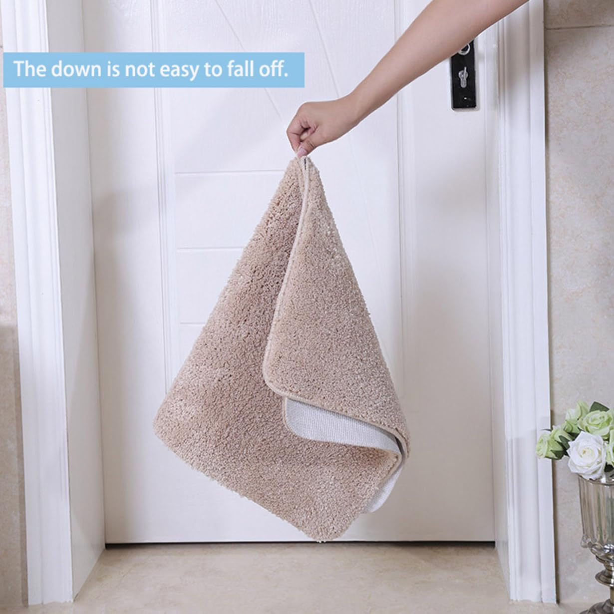 Ultra Soft Absorbent Non-Slip Bath Mat for Bathroom Shower & Tub - 80 x 160 cm Black - Quick-Dry Comfortable Stylish Waterproof Bathroom Rug
