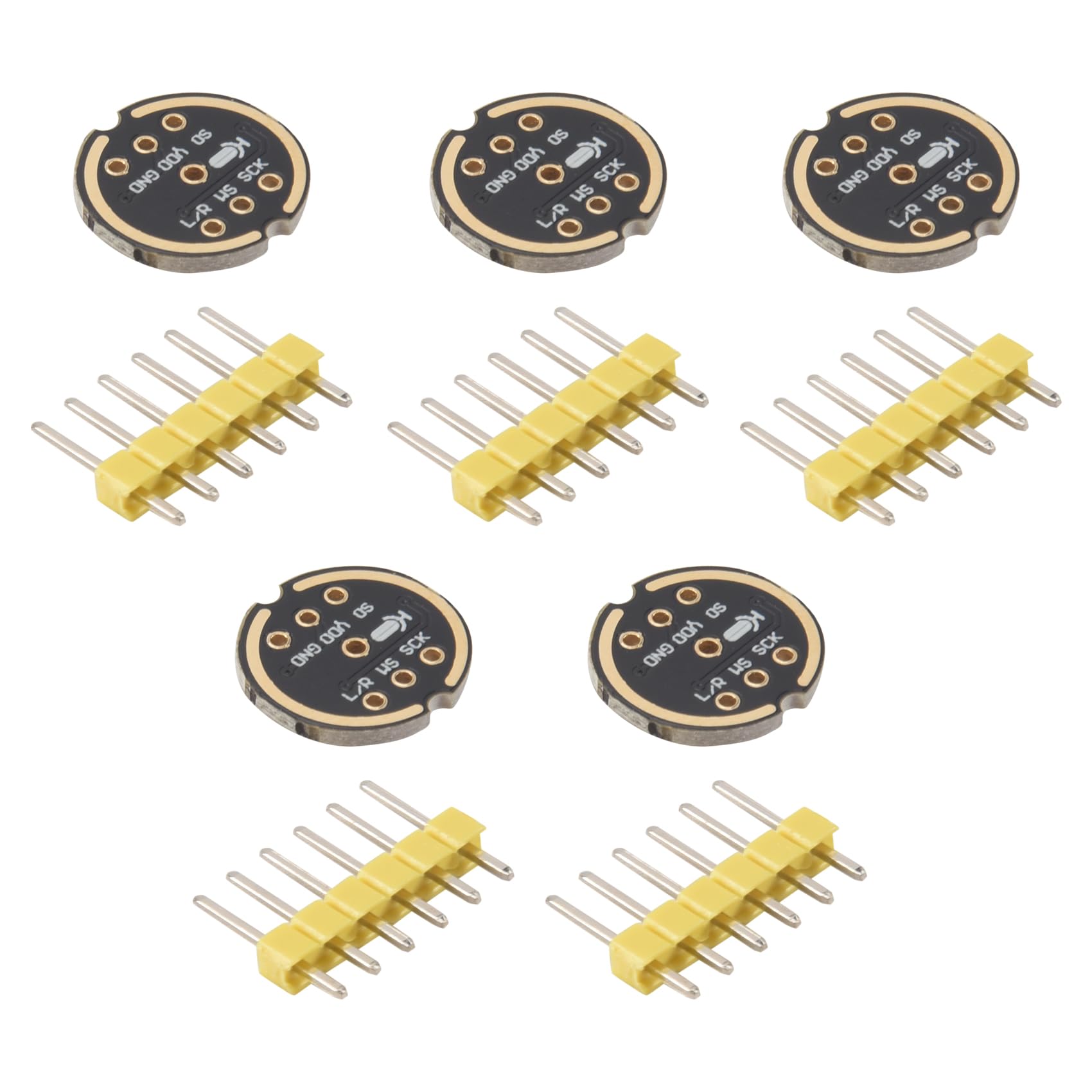 Lot de 5 modules de microphone omnidirectionnel INMP441 MEMS haute précision faible puissance I2S Support ESP32
