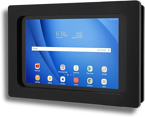 Miniatura 1 de TABcare - Carcasa para tablet Galaxy TAB A 8.4 pulgadas 2020 con kit de montaje en pared y cable USB C de ángulo de 90 grados (TAB A 8.4 2020