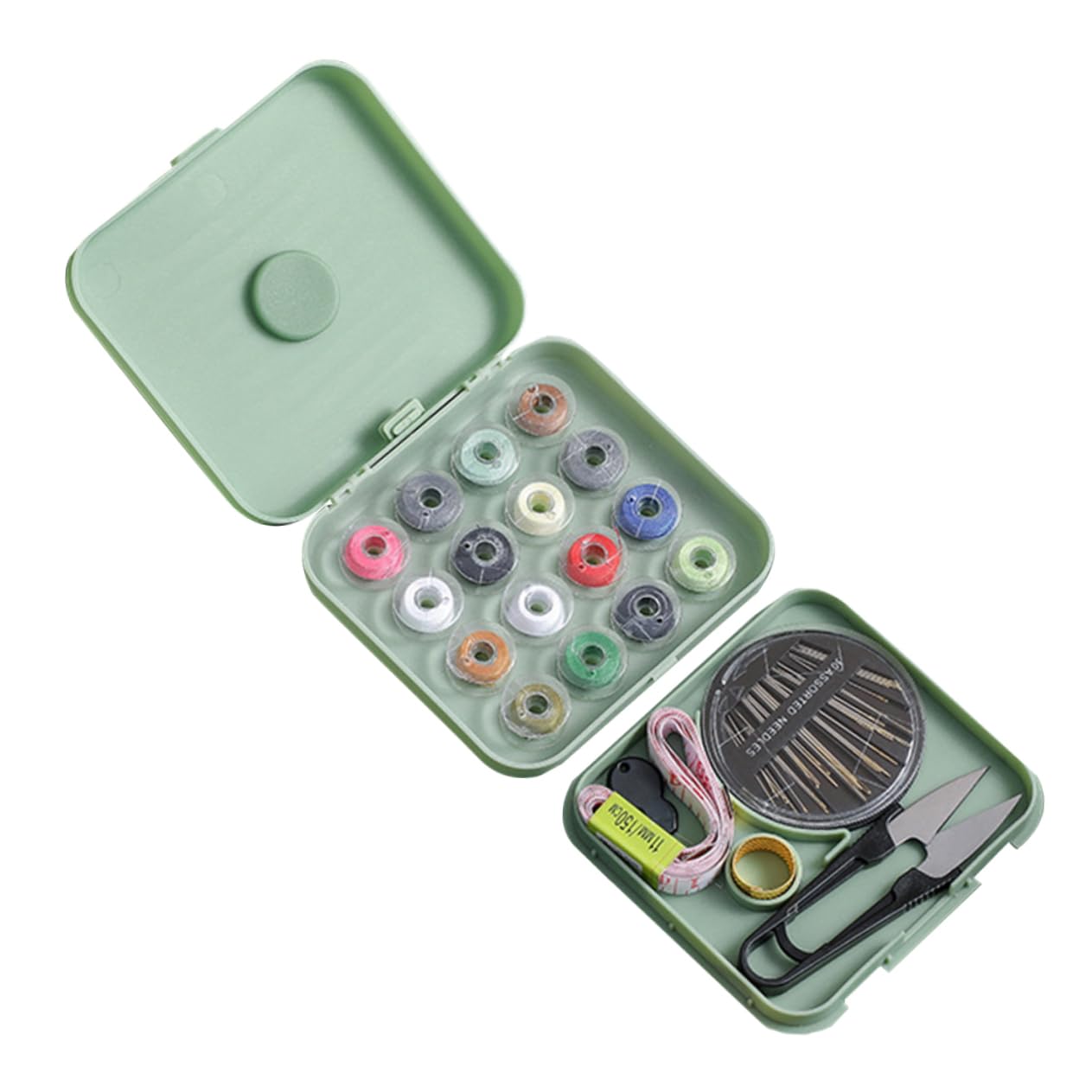 Gogogmee 21Pcs Portable Sewing Storage Kit Travel Needle Thread Organizer with Lightweight Design for Home and Crafting Present for Sewing Enthusiasts