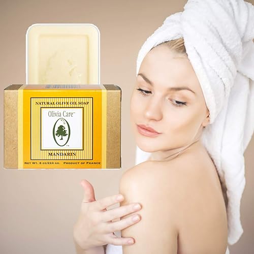 Miniatura 9 de Olivia Care Jabón de verbena premium para baño y cuerpo en barra  Orgánico, vegano y natural  Aceite de oliva  Repara, hidrata, hidrata y limpia