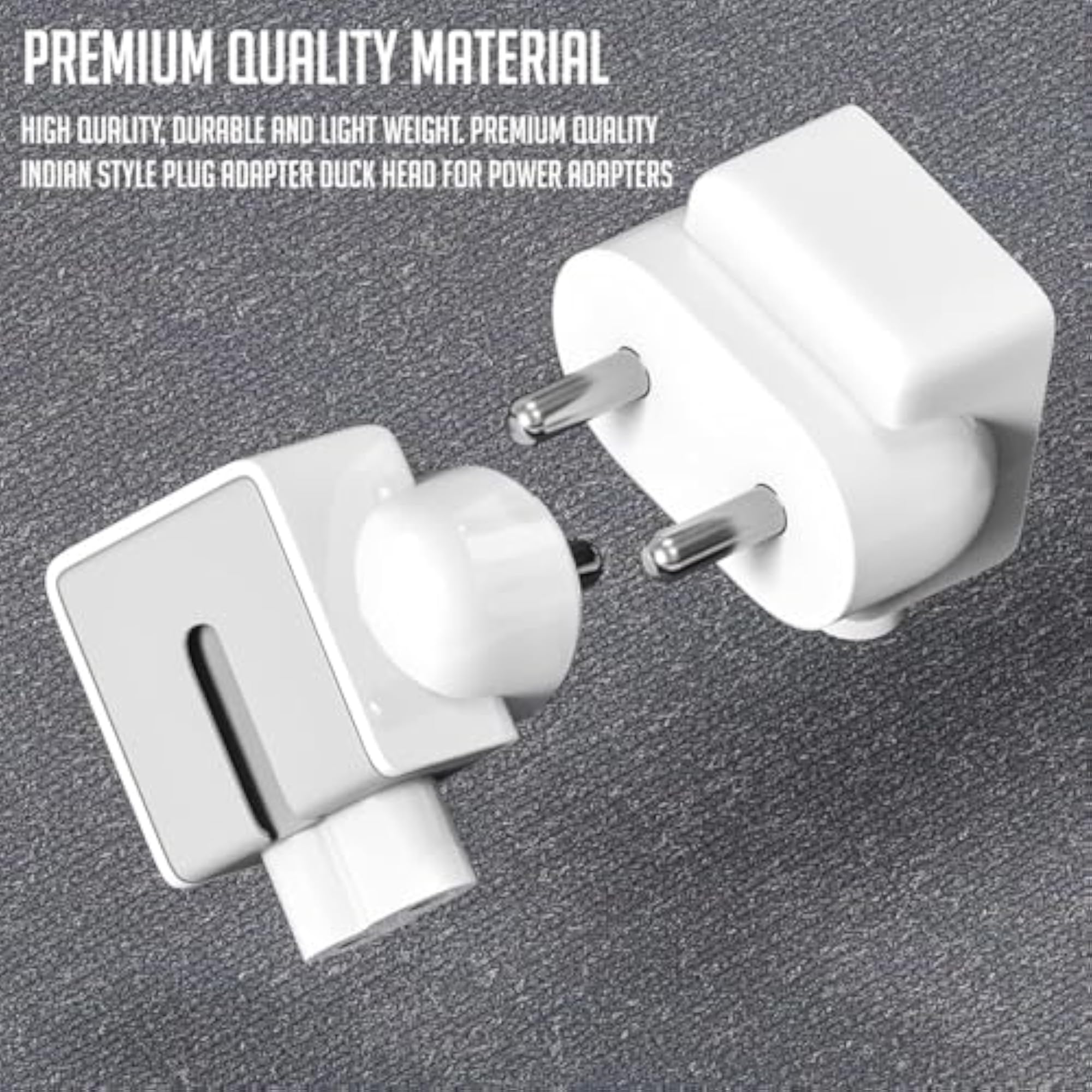 AC Plug Adapter with Fuse for MacBook Pro & iPad