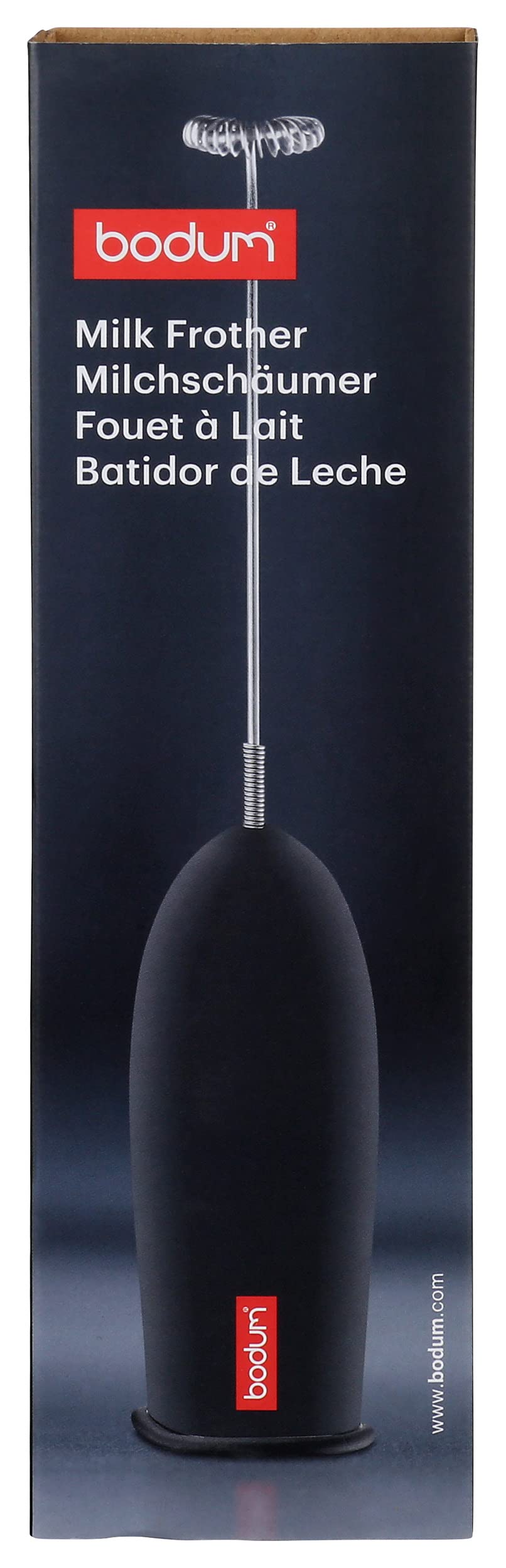 Amazon.com: Bodum Schiuma Battery Operated Milk Frother for Coffee, Lattes,  Hot Chocolate, Mocha, Cappuccino, Black: Electric Milk Frothers: Home &  Kitchen