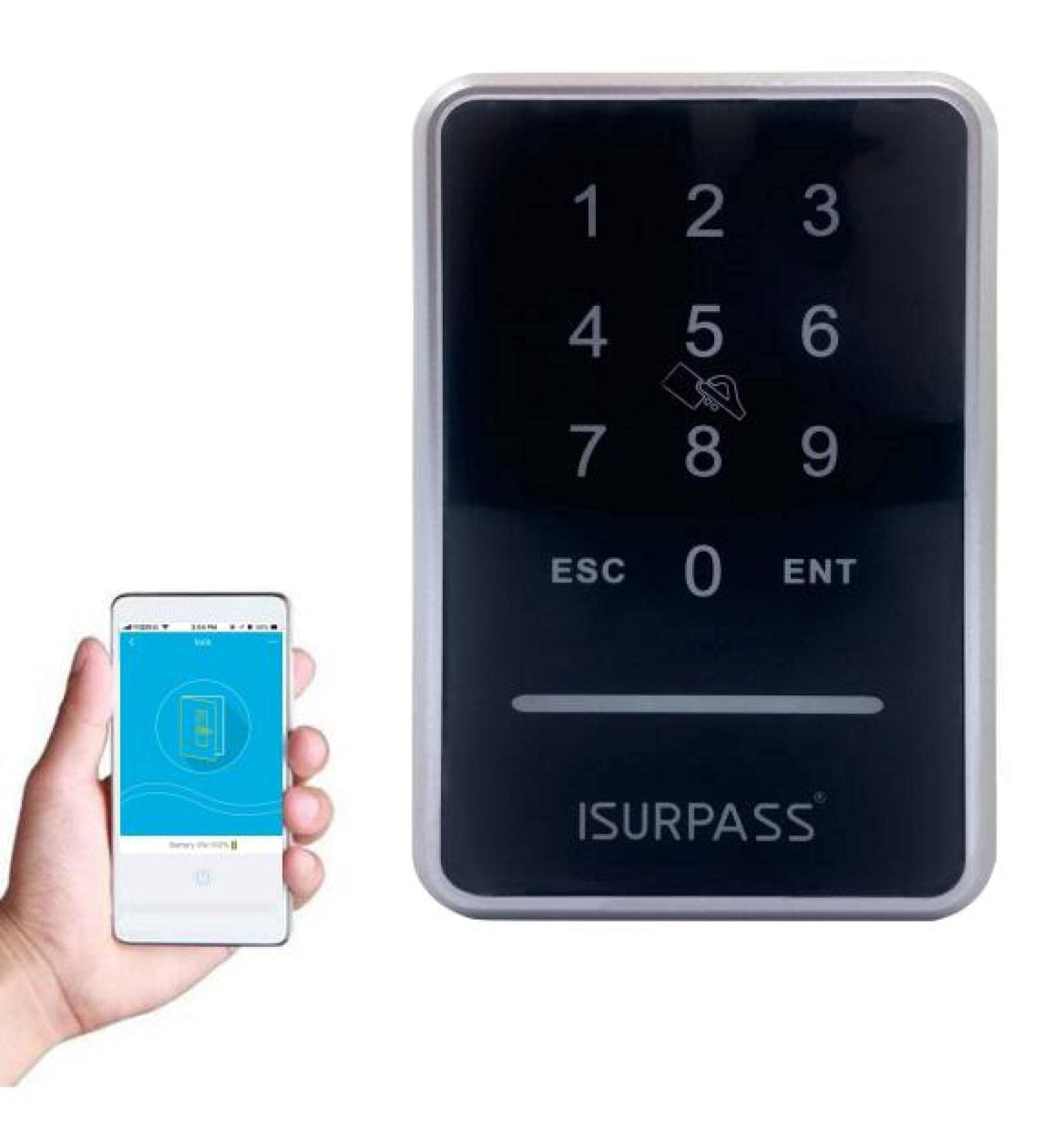 ISURPIAN ISURPASS Z-Wave Keypad Smart Lock Front Door,Hotel Digital Auto Lockdoor Locks for Home,key
