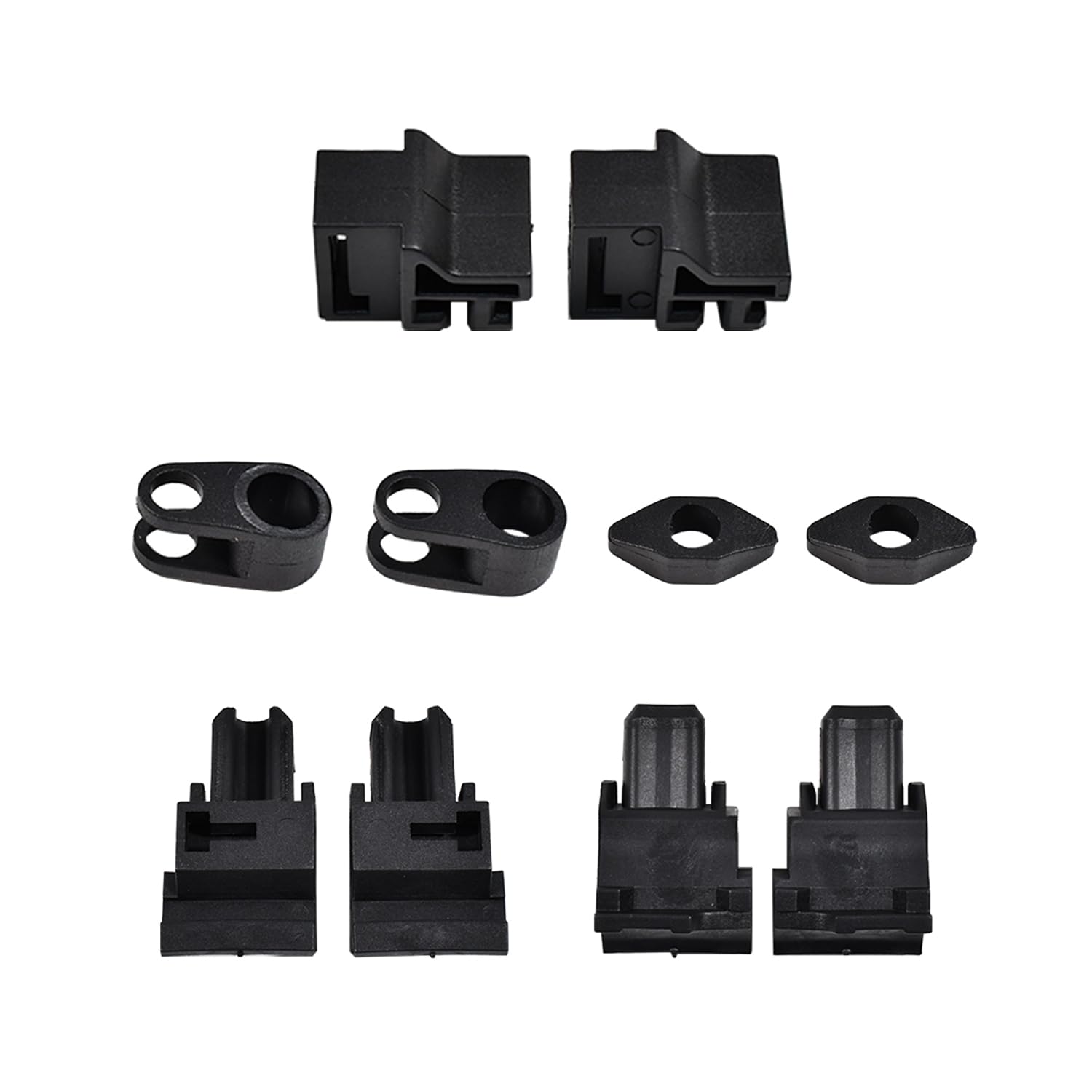 Kit de Reparación para Guías Deslizantes Soportes del Techo Convertible Compatible con Fiat 500 Cabrio 9099898