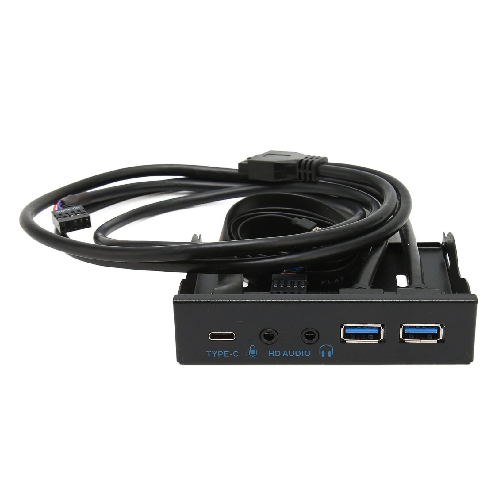 Panel Frontal USB Hub, Bahía 3.5in Tipo C 2 USB 3.0 Audio para PC