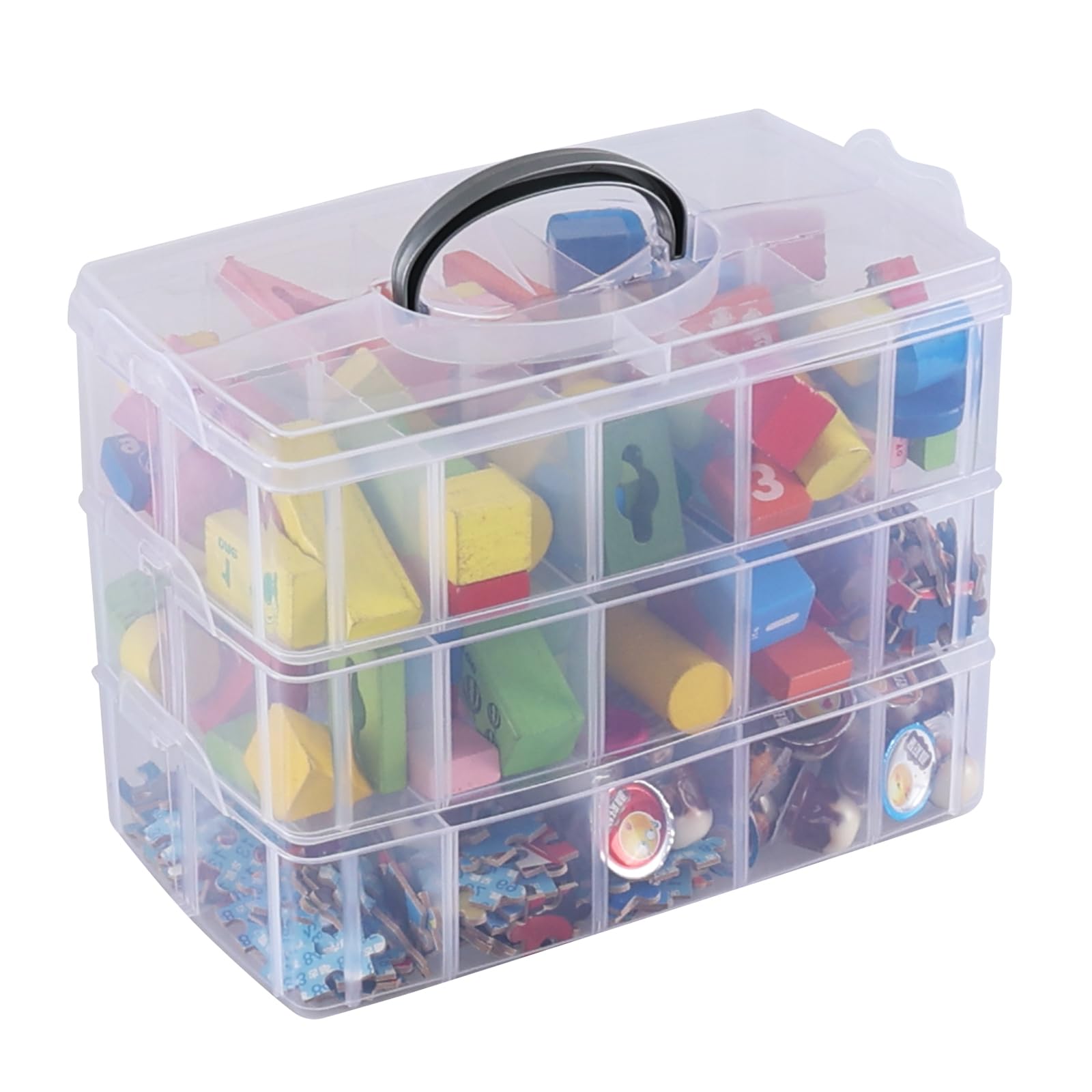 Boîte de rangement empilable pour stopper la perte des petites pièces