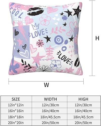 Miniatura 9 de Aimeryup Throw Pillow Covers 12x12 Inch Heart Sleeping Bear Decorative Pillow Covers Cushion Covers cojines decorativos para sala Pillow Cases Cute