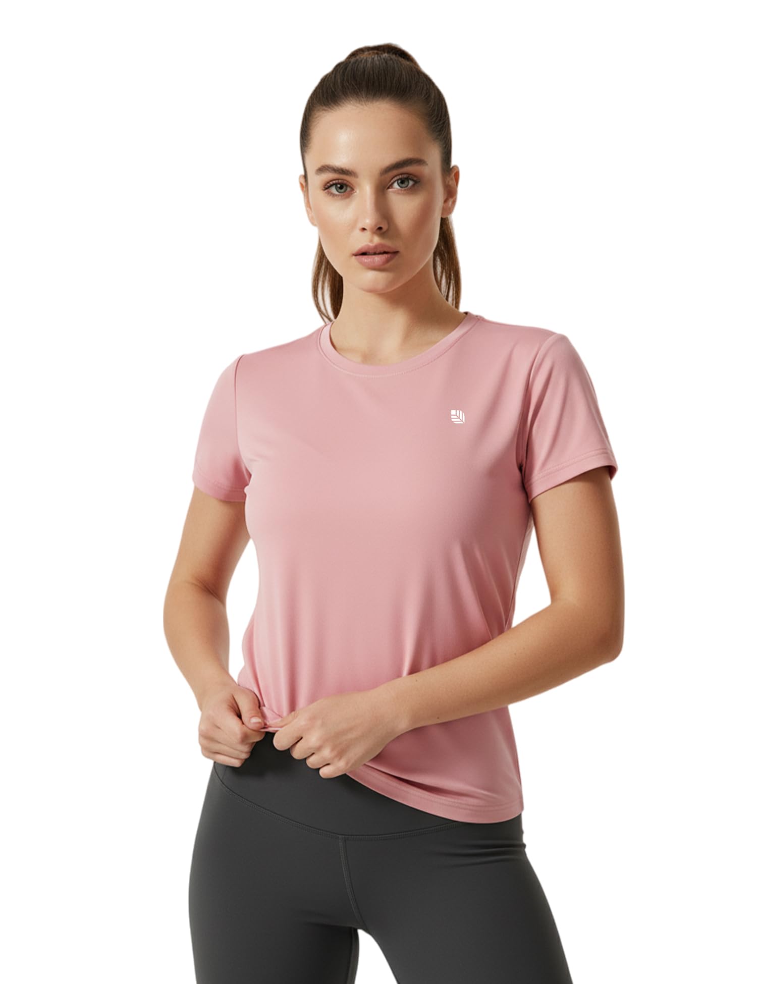 Venzina® Gym Tshirt for Women Workout Jersey Tops for Women 3D AirLayer Tech Quick Dry UPF 50+ Sun Protection Cooling Summer Top for Running Yoga Hiking Commute-image-36