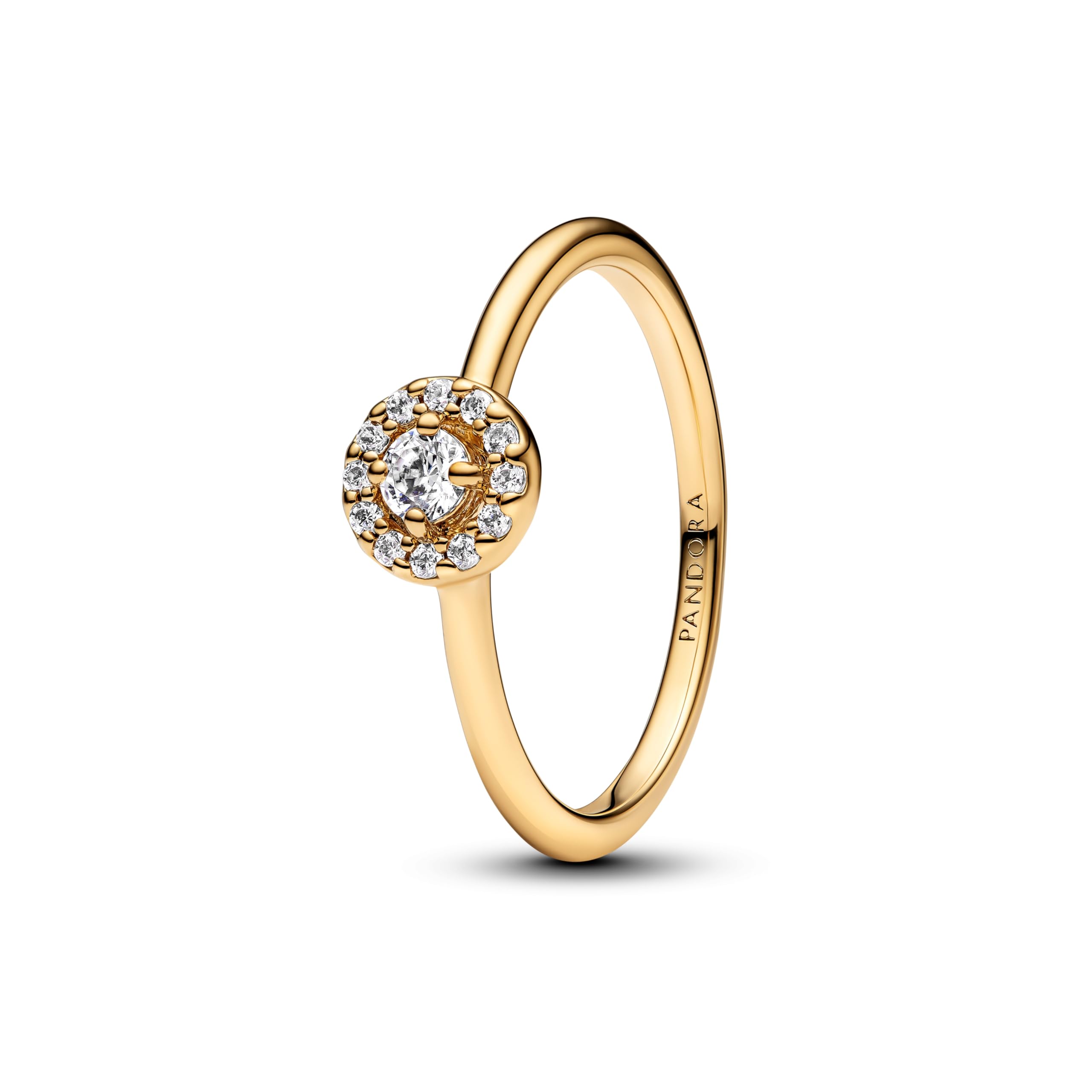 Pandora Anello Rotondo Pavé Alone Oro