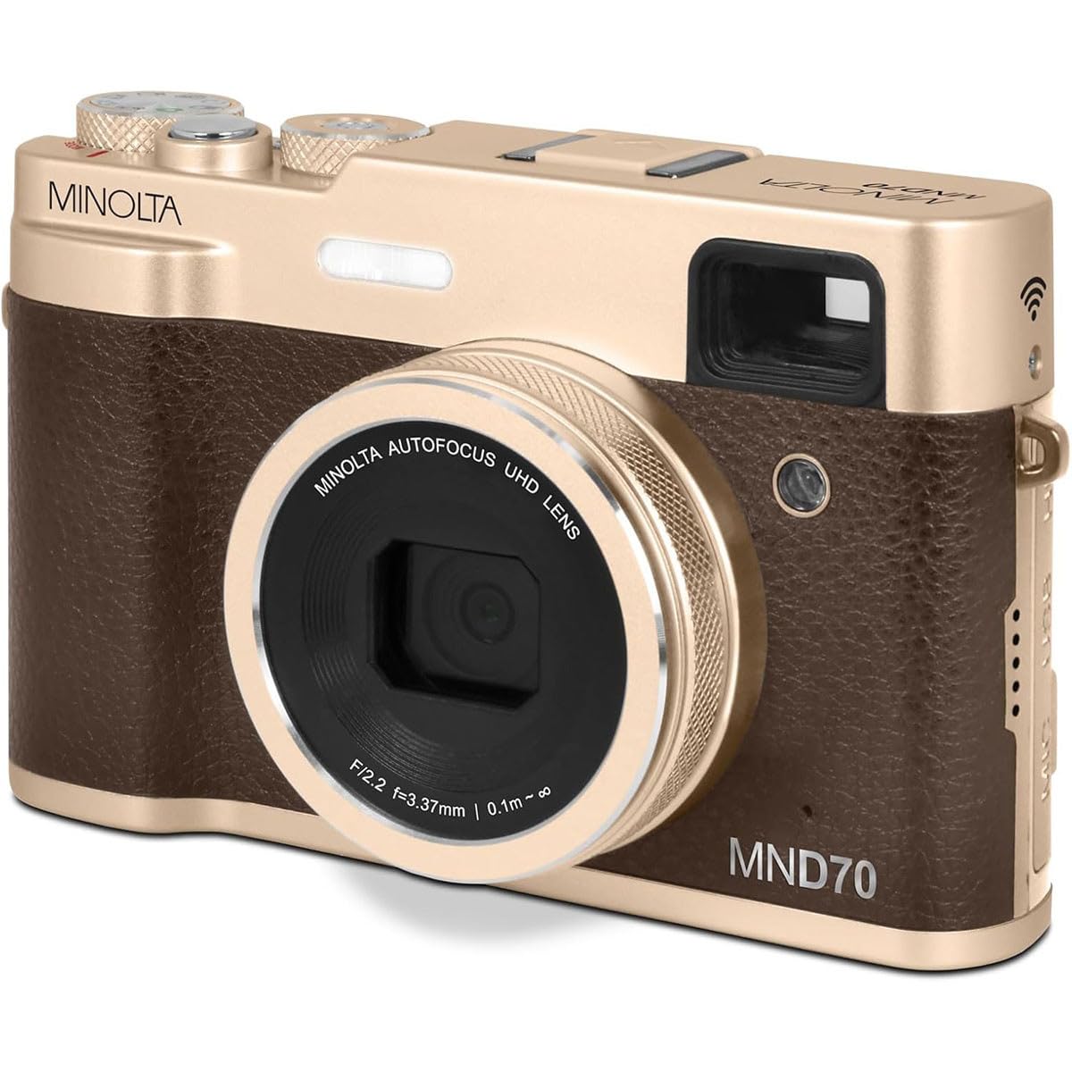 Amazon | Minolta MND70 レトロ 48MP オートフォーカスデジタルカメラ