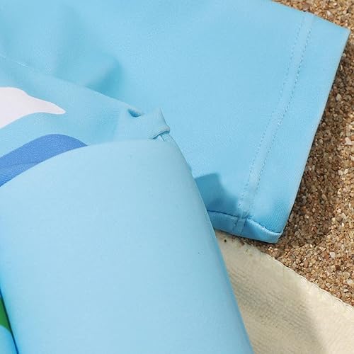 Miniatura 4 de Traje de baño de una pieza para niños pequeños, traje de baño deportivo de verano hawaiano floral para niñas y niños