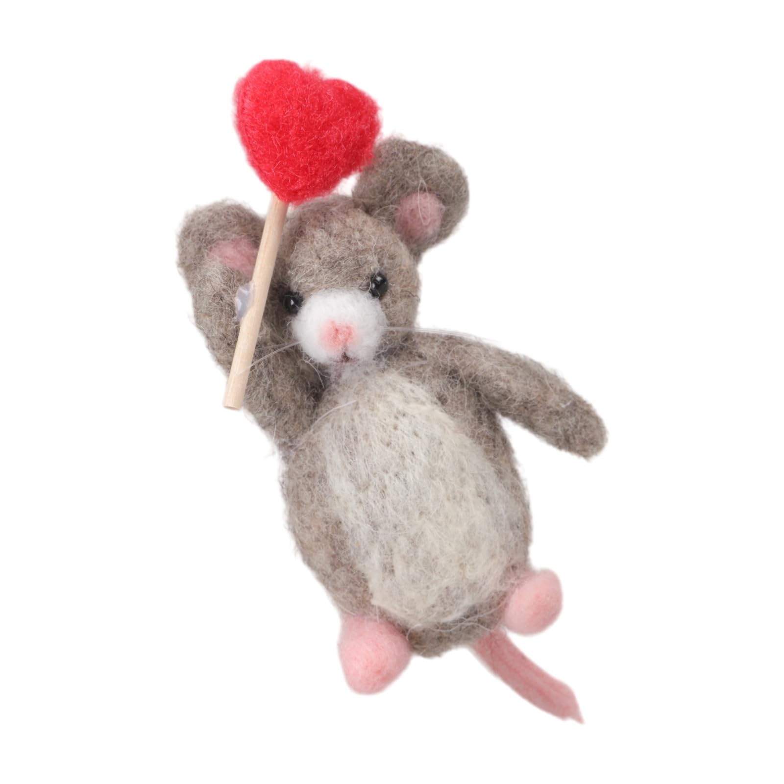 Xjdzineq Innovative Needle Crafting Starter Pack Heart Formed Animal Toy for New Craft and Children Art Project Heart Balloon