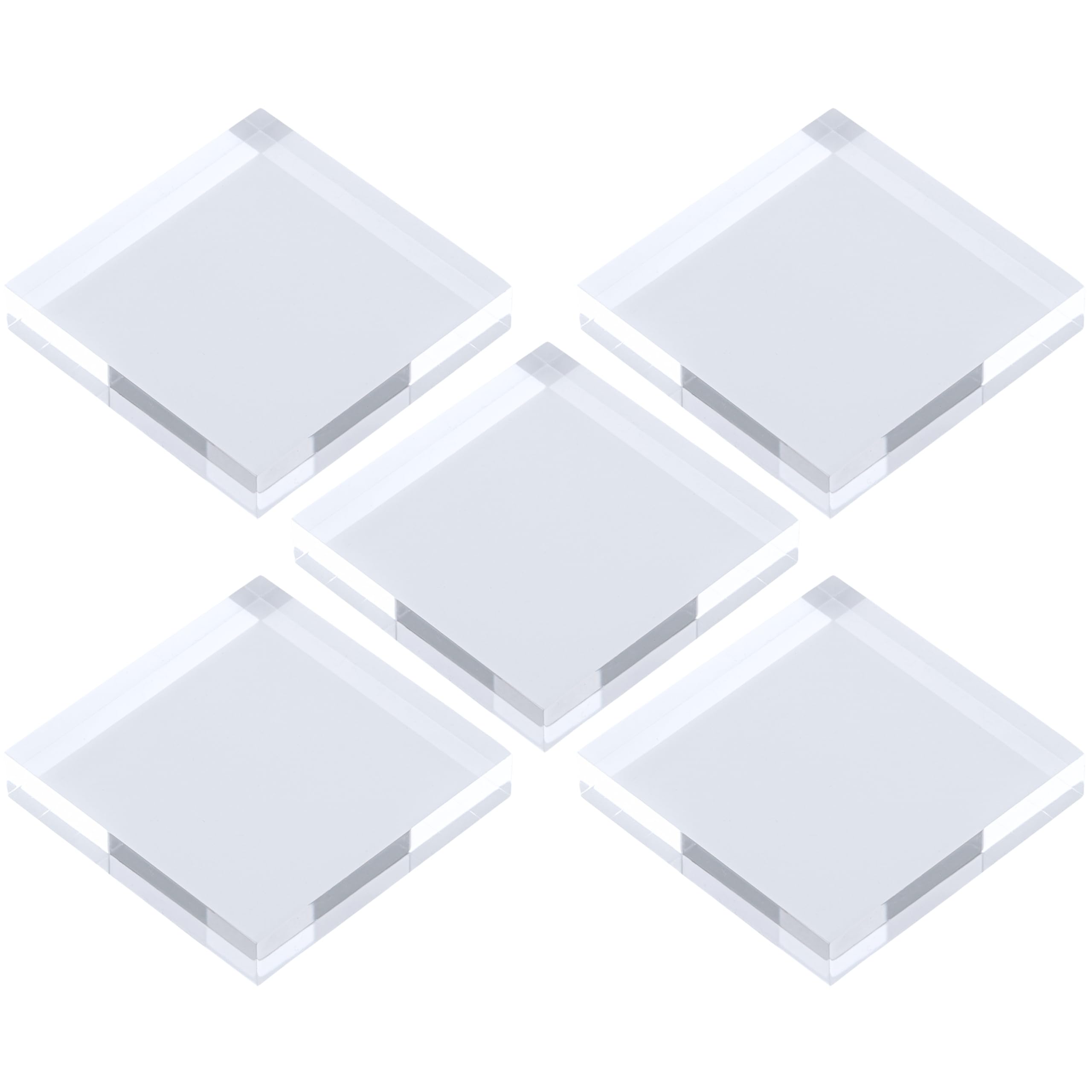 Amazon.co.jp: つくしサイエンス アクリルブロック 50×50×10mm 5個