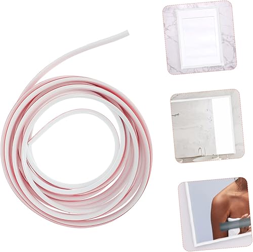 Miniatura 6 de Uonlytech Decoración de pared 1 rollo Belleza Frontera Piso Pintura blanca PVC Piso Decoración