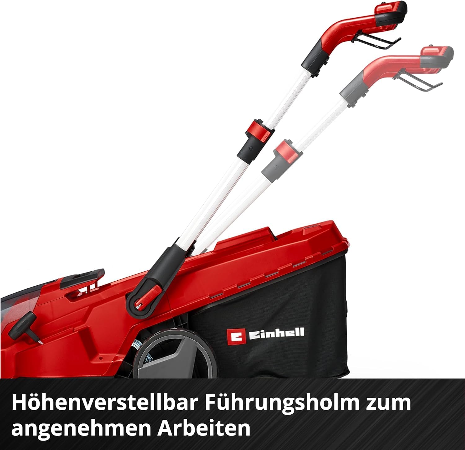 Einhell Akku-Rasenmäher RASARRO 36/42 Kit Power X-Change (36V, 42 cm Schnittbreite, bis 725 m², Brushless, 50L Fangkorb, Mulchfunktion, inkl. 2X 5,2Ah + 1x Twincharger)