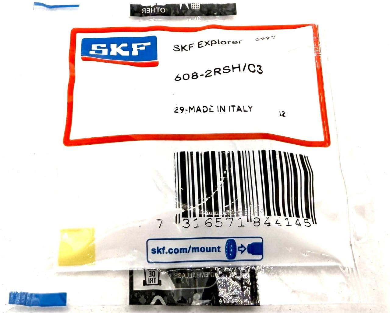 Bearing SKF 608 2RS C3 Ball Bearing 8x22x7 mm