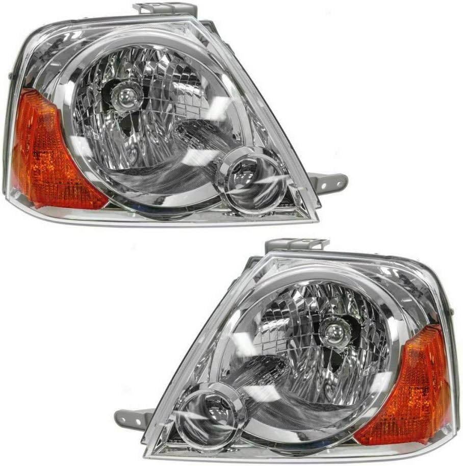 CarLights360: For Suzuki XL-7 Headlight 2004 2005 2006 Pair Driver and Passenger Side Replaces SZ2502117, SZ2503117