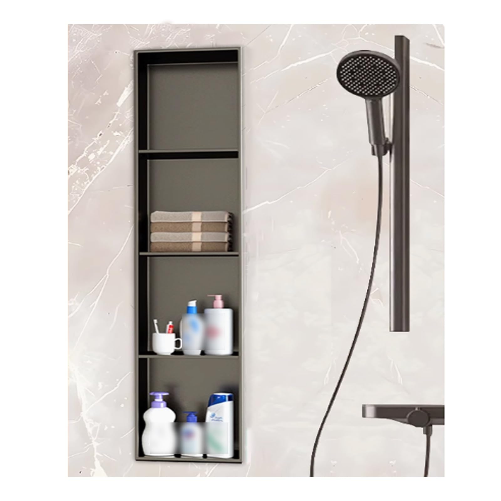 Cabine de douche en acier inoxydable pour optimiser balcons, salons, cuisines et salles de bain