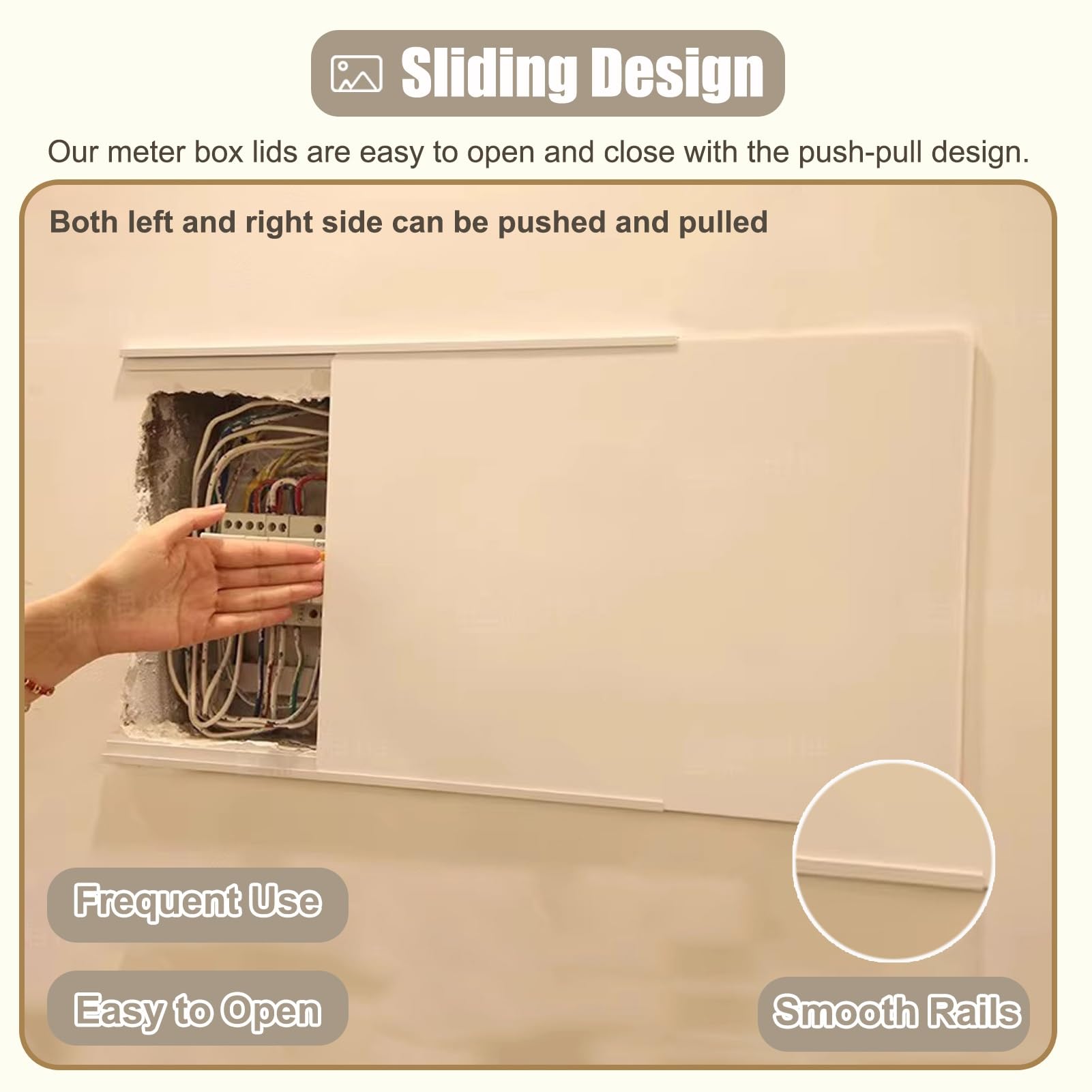 Copri Cassaforte a Muro Copertura per Quadro Elettrico Sottile da 0,5 Cm per Nascondere la Parete, Copertura per Scatola Interruttori Homeline per Decorazione Pittorica(Style/A,50x40cm(19 3/4x15 3/4")