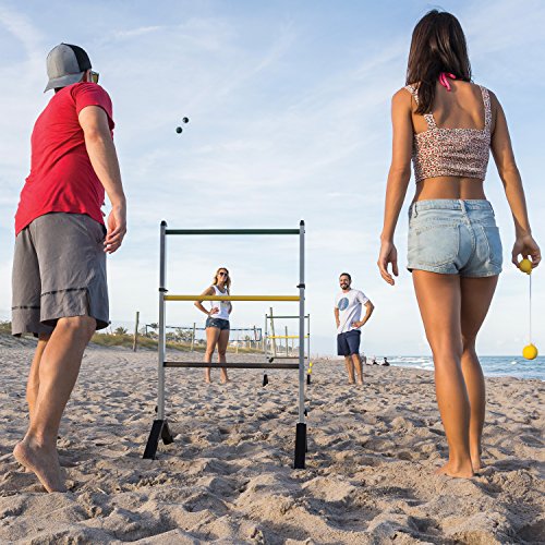 EastPoint Sports Go! Gater Premium Steel Ladderball Set - Features Sturdy Steel Material, Built-in Scoring System, and Complete with All Accessories