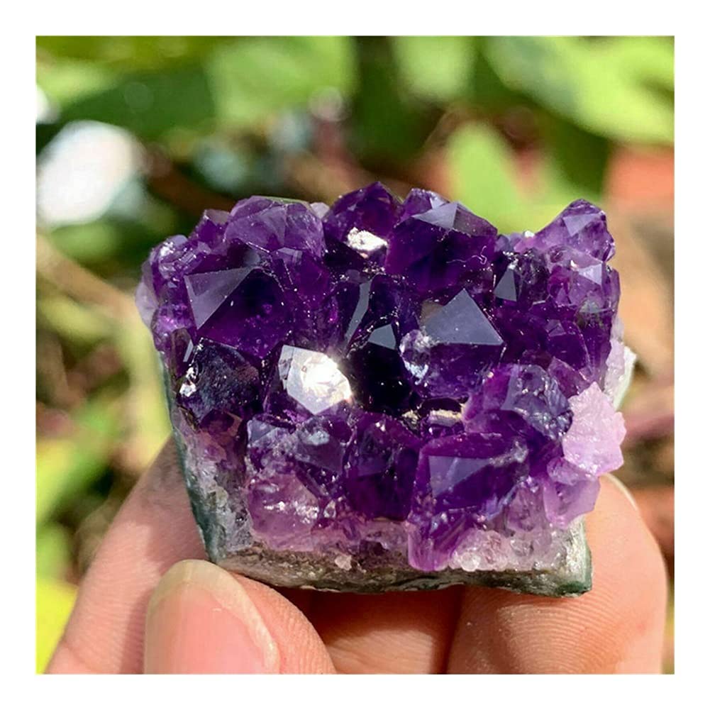 Amazon.co.jp: 非常に美しい天然石水晶アメジスト空洞サンプルがレイキ