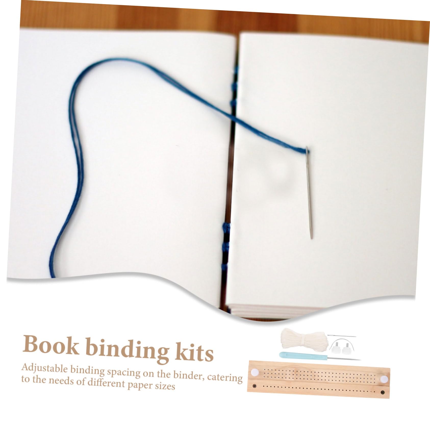 Kit Di Rilegatura Libri Ago e Spilli Per Rilegatura Manuale Strumenti Fai Da Te Per Documenti Cartacei e Quaderni