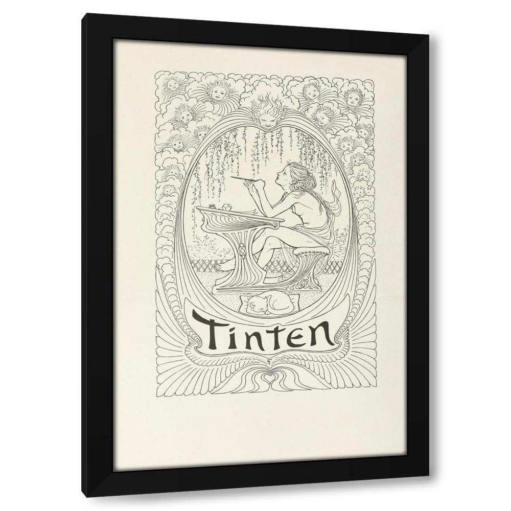 Fidus 17x24 Gallery Wrapped Canvas Museum Art Print Titled: Fidus Series - Twelve Illustrations Pl.11 (1904)