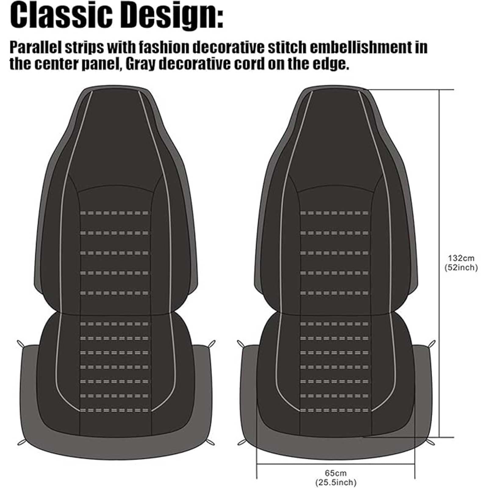 Auto Coprisedili Set Per Mercedes Benz Classe A W169 Classe A W176 A45 AMG Classe A Classe B W245,2 Pezz Anteriori Pelle PU Copri Sedile Auto Protezioni Comodo E Traspirante Auto Accessori Interno