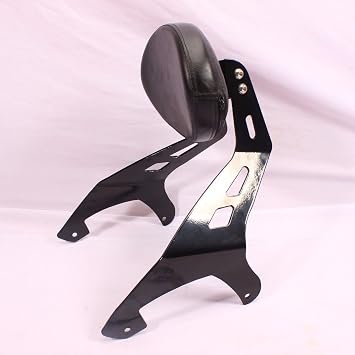 Y46 أسود Ya.maha رايدر SCL نمط قصير ثابت جبل الركاب BACKREST & مخصص الوسادة الأسود