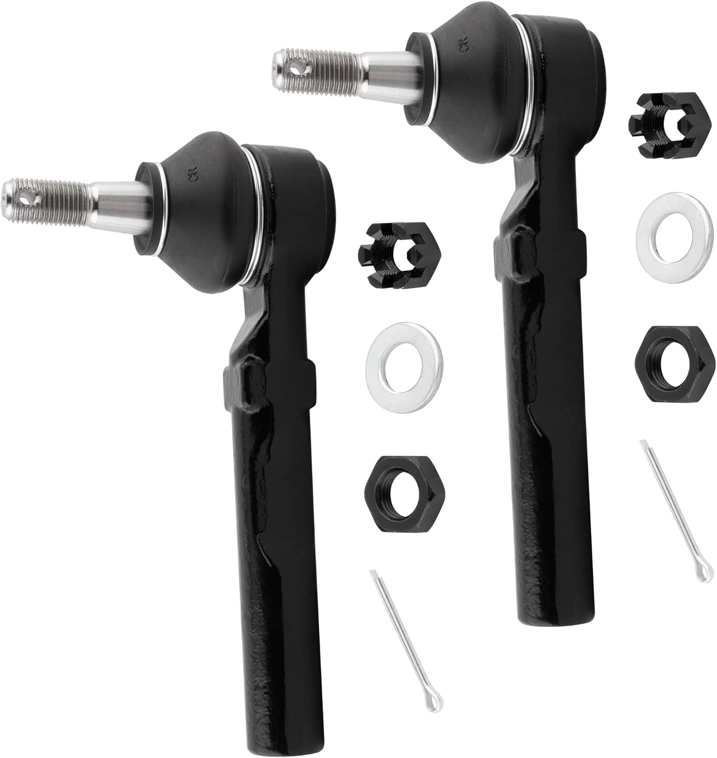 2Pcs Front Outer Tie Rods End Links Fit For Buick Rendezvous, For Chevrolet Classic Malibu Uplander, For Olds Alero Cutlass, For Pontiac Aztek Grand Am Montana, For Saturn Replace# ES3455