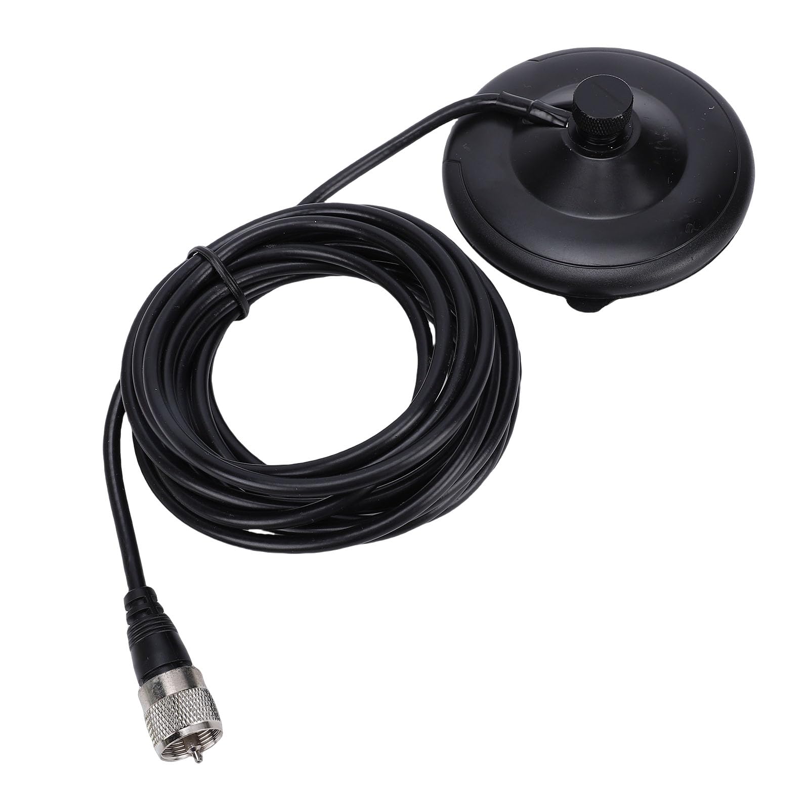 Base magnetica per precisa con forte forza di tenuta magnetica per radio marine CB GMRS, connettori PL259 inclusi. Installazione rapida: adatta a tutti
