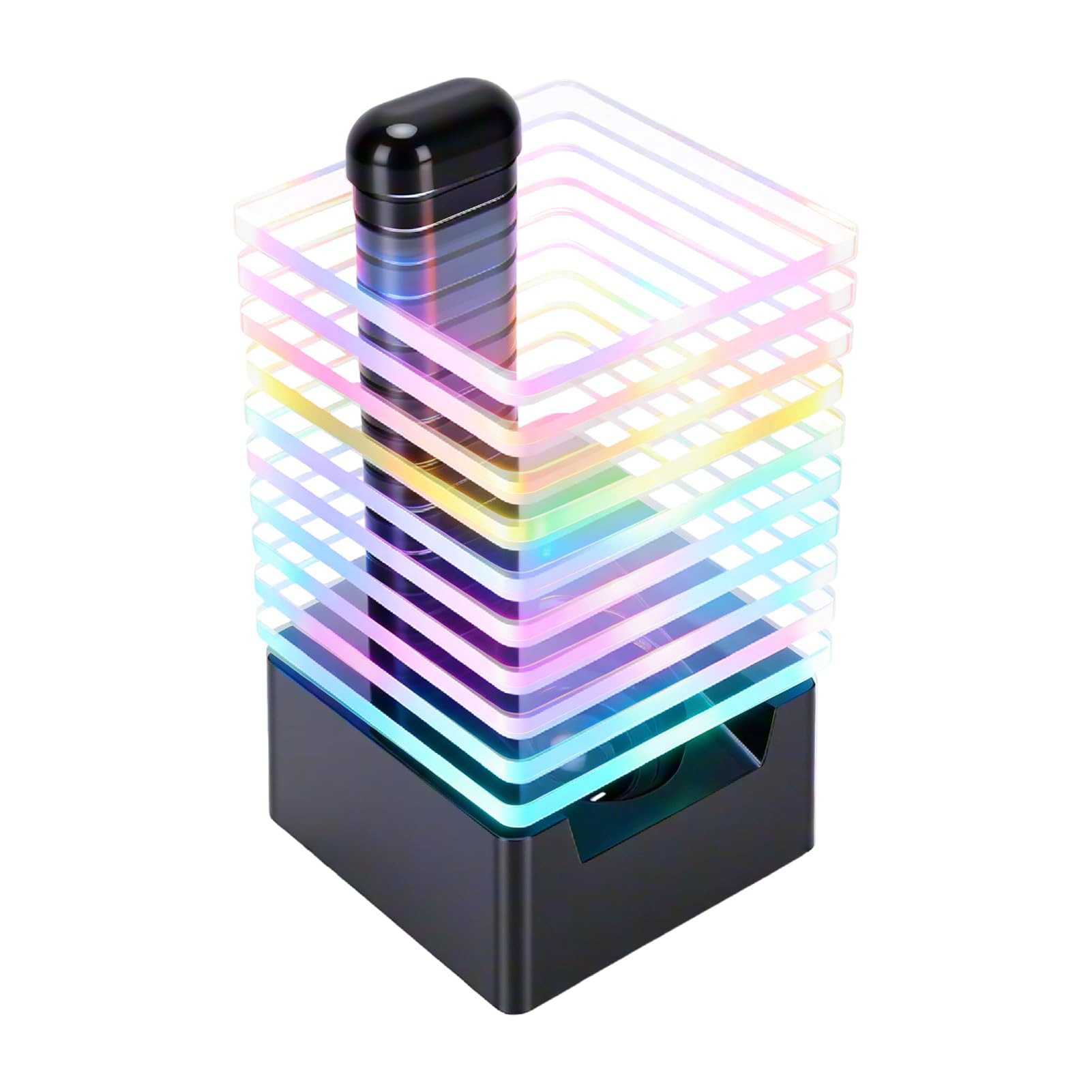 Altoparlante con Luce LED e Tecnologia Bassi Profondi per Serate Rilassanti Compatto e Ricaricabile per gli Amanti della Musica