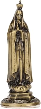 Madonna Statue, Mini Madonna Statue, Vivid Decoration of Mary, Suitable for Collection of Gifts and Decoration Bronze RF-TL002