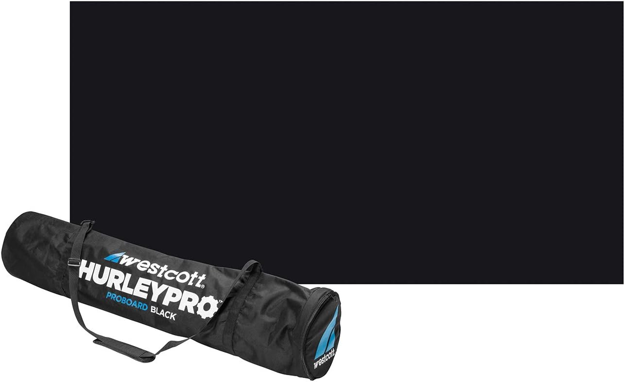 WestcottHurleyPro ProBoard Photography and Video Backdrop (Matte Black)