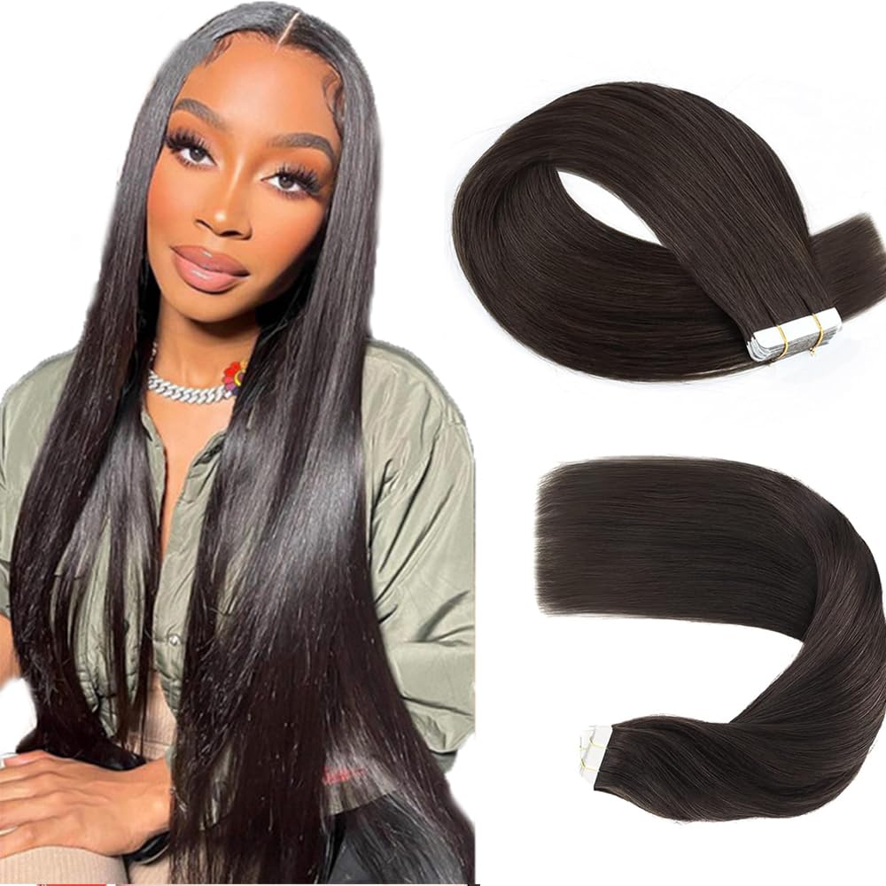 Photo 1 of RED Clip in Hairs Extensions Human Hair, Light RED Straight Remy Human Hairs Extensions Clip ins for Women, 26 Inch 120g 7Pcs